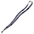 Knit-in Lanyard with Rubber O-Ring (18"x3/8")